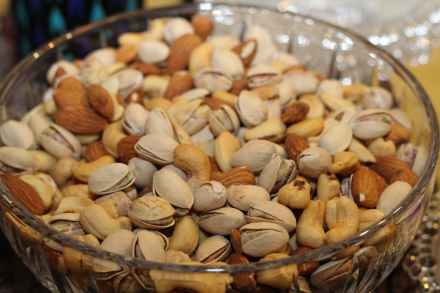 almonds pistachios cashews dried nuts